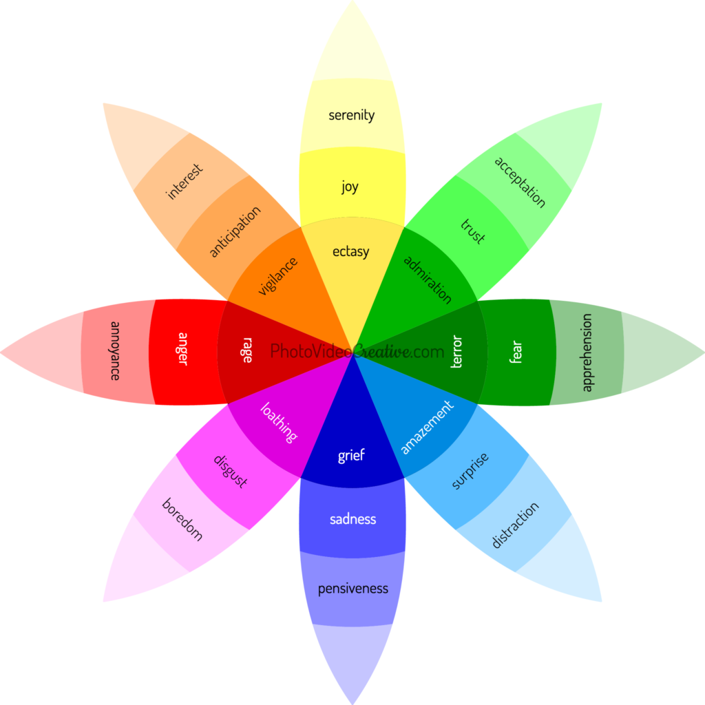 plutchik wheel of emotions