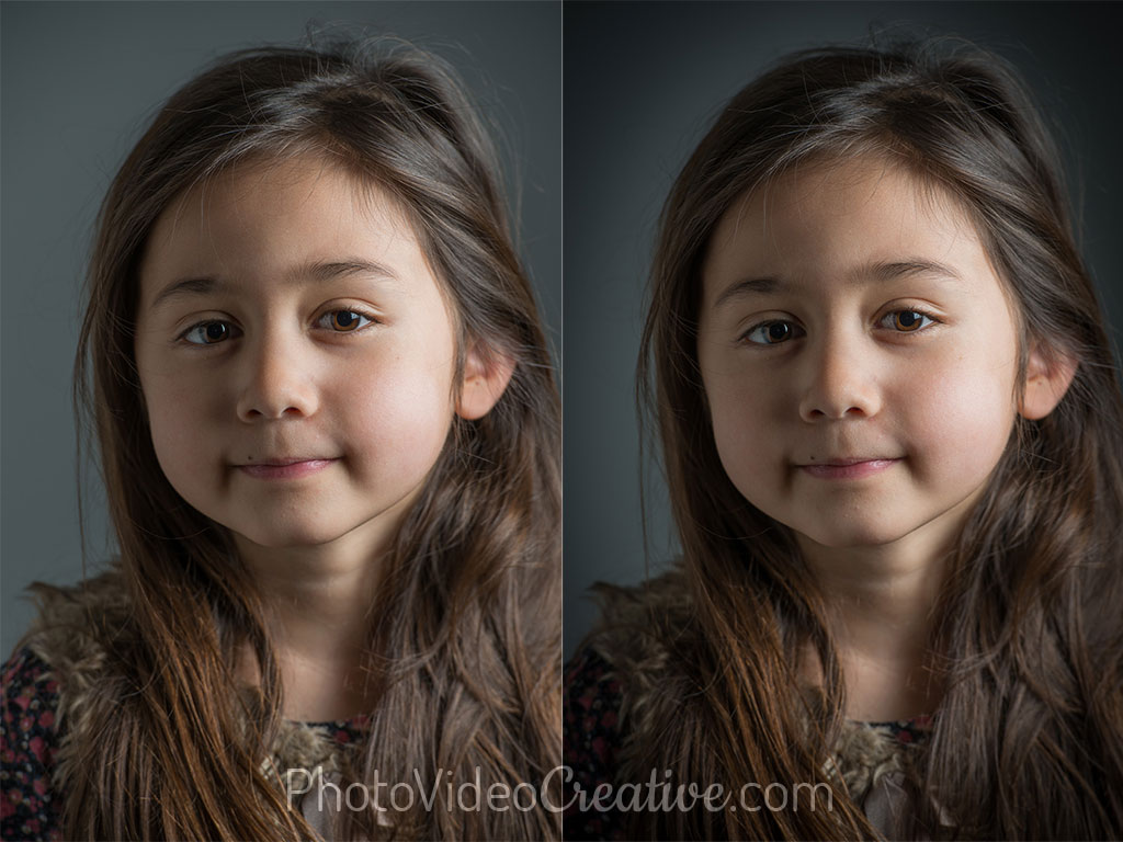Vignette application at photo development - Before and After