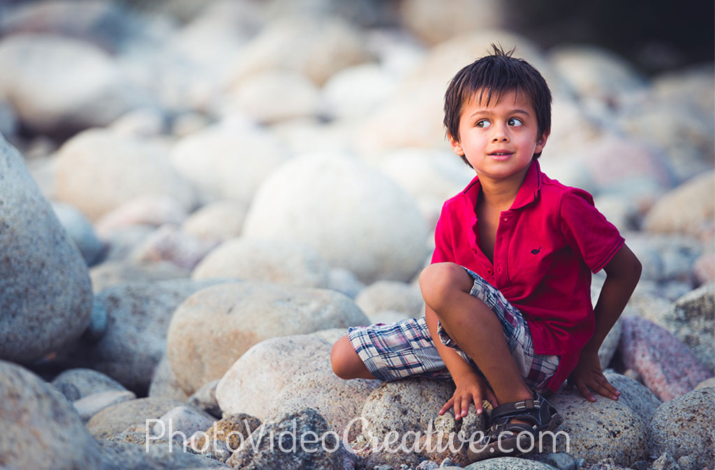 Portrait avec composition en orientation paysage